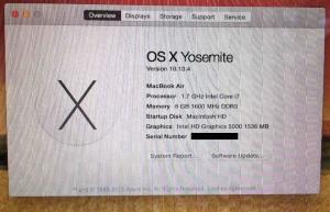 Macbook Air 2013 Yosemite no release date